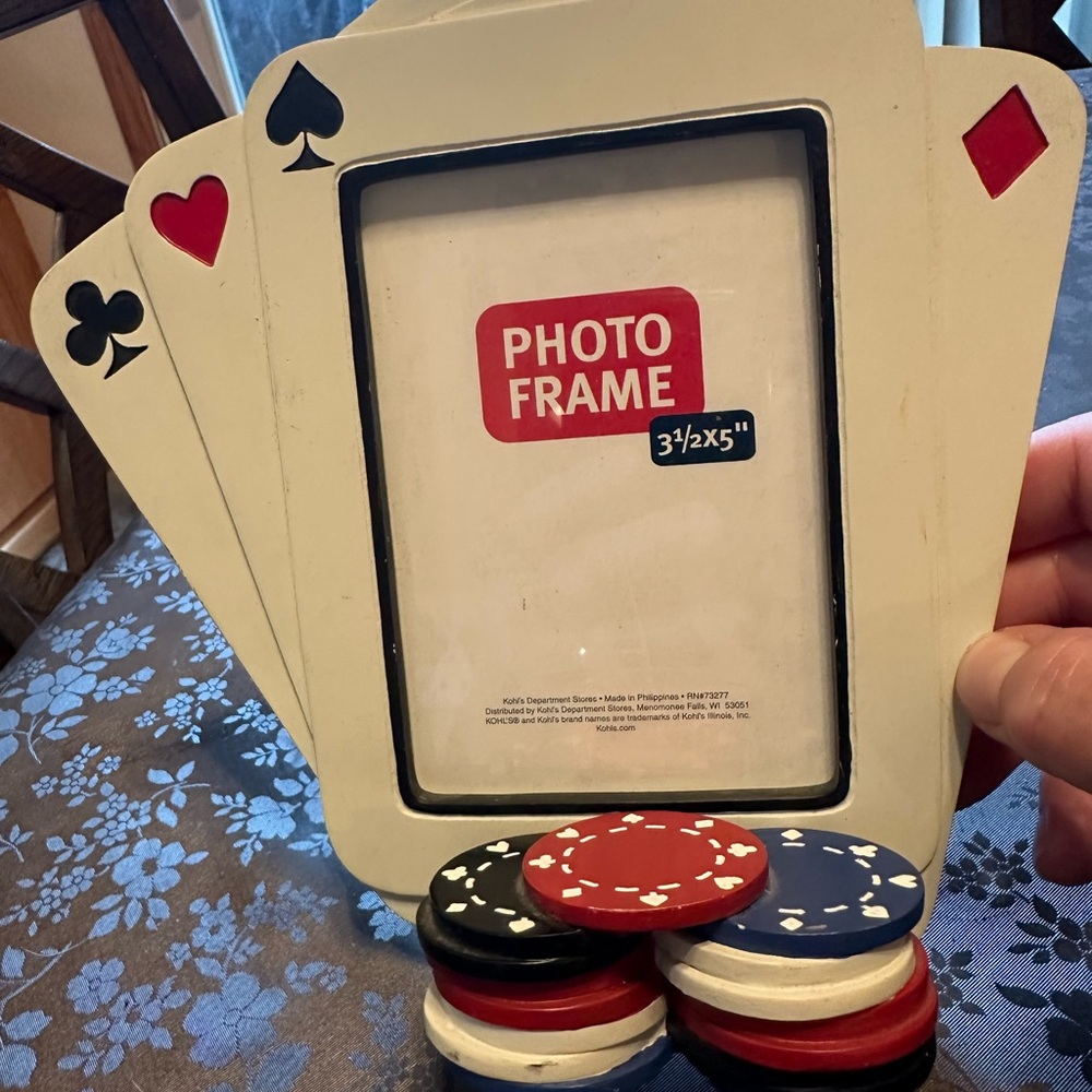 Playing Card Themed Photo Frame